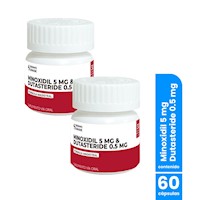 Minoxidil 5Mg & Dutasteride 0,5 Mg 30Caps Dermosumak 2 Und